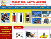 Tablet Screenshot of nguyenvinhtien.com